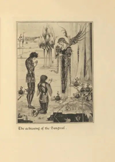 Die Erlangung des Heiligen Gral, 1901 von Aubrey Vincent Beardsley