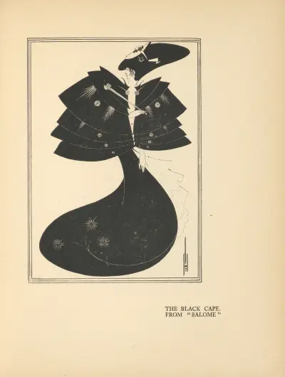 The Black Cape. From ‘Salome’ av Aubrey Vincent Beardsley