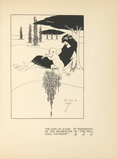 Der Judaskuss von Aubrey Vincent Beardsley