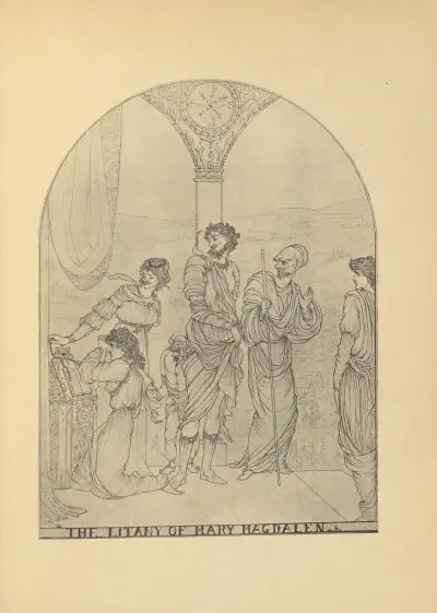 Die Litanei der Maria Magdalena – Nr. 2 von Aubrey Vincent Beardsley