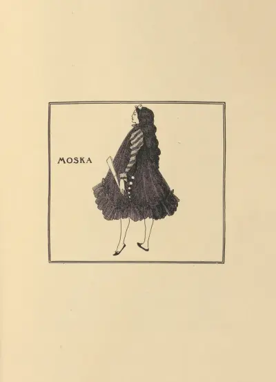 The Moska. Aus 'The Savoy' Nr. 1 von Aubrey Vincent Beardsley