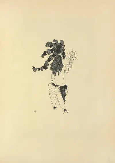 The New Star From ‘The Rape of the Lock’ av Aubrey Vincent Beardsley