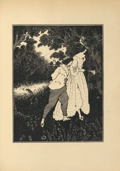The Three Musicians. From ‘The Savoy’ No.1 av Aubrey Vincent Beardsley