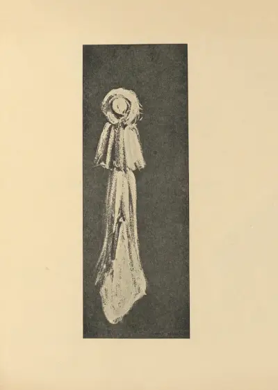 The Woman In White. From ‘The Savoy’ No.5 av Aubrey Vincent Beardsley