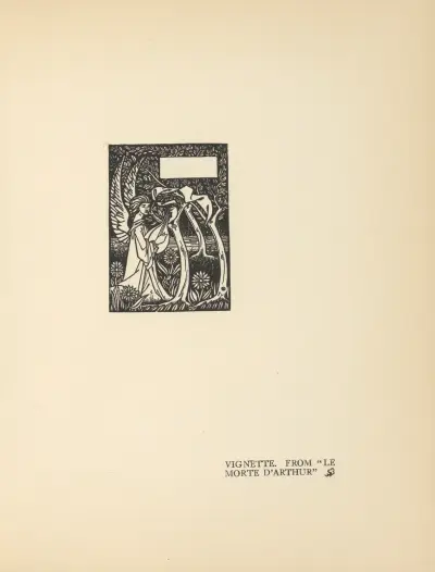 Vinjetta. Z 'Le Morte d'Arthur' – Nr. 8, Aubrey Vincent Beardsley