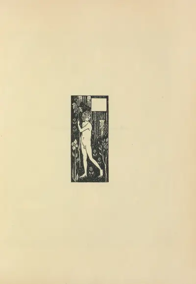 Vignette From ‘Le Morte Darthur’, 1897 – nr 9 av Aubrey Vincent Beardsley