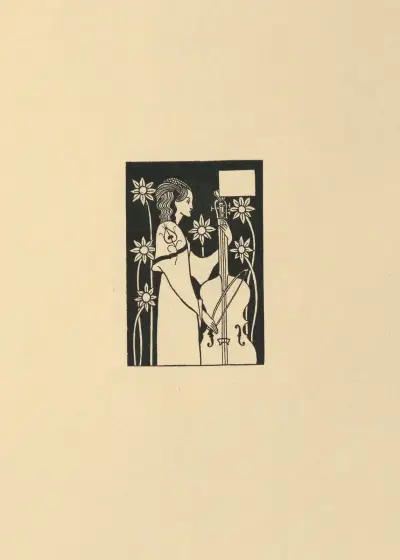 Vignette. Aus „Le Morte d’Arthur“ – Nr. 13 von Aubrey Vincent Beardsley