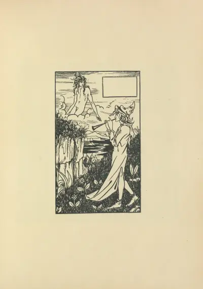 Vignette From ‘Le Morte Darthur’, 1897 – nr 7 av Aubrey Vincent Beardsley