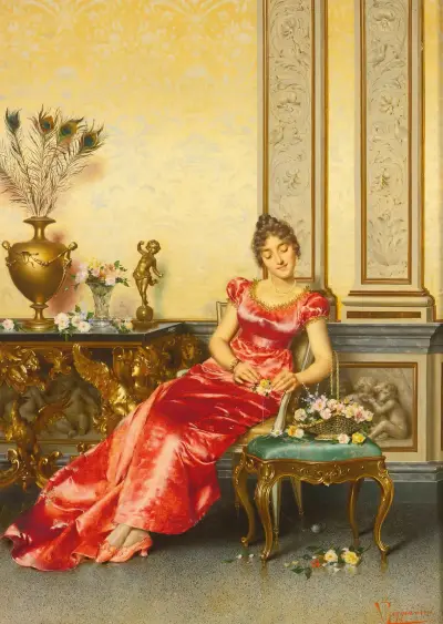 Ein Blumenkorb von Vittorio Reggianini