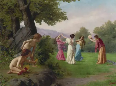 Beim Ausspähen ihres Ziels von Vittorio Reggianini