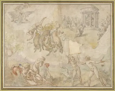 Der Sturz des Phaeton av Hans von Aachen