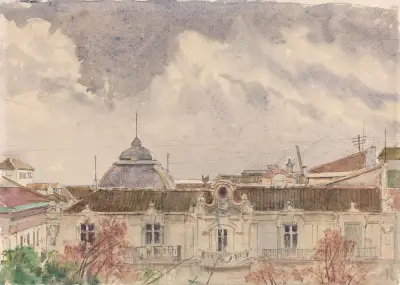 Belvedere Palace, Vienna von Rudolf von Alt