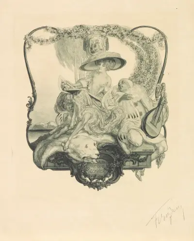 Ex-Libris. 3. Folge av Franz von Bayros