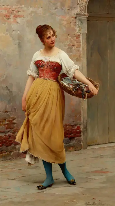 Dobrý úlovek, Eugen von Blaas