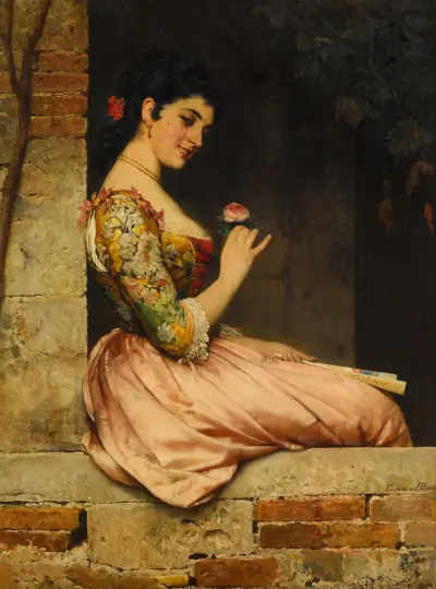 Růže, Eugen von Blaas