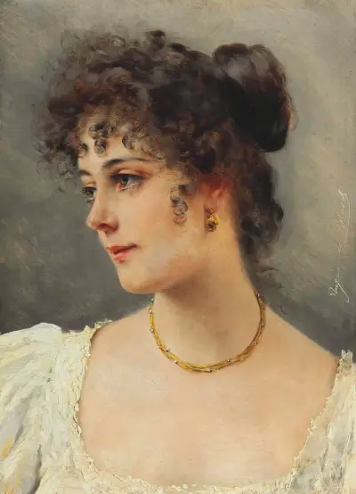 Mladá kráska, Eugen von Blaas