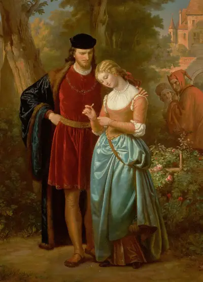Faust a Markétka v zahradě, Eugen von Blaas