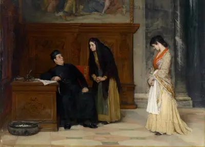 V sakristian, Eugen von Blaas
