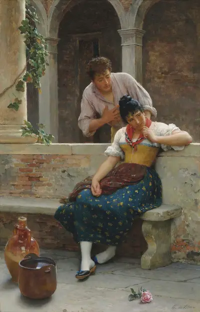 Namlouvání, Eugen von Blaas