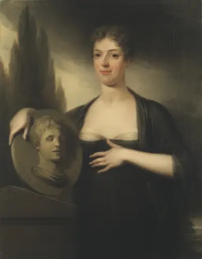 Porträtt av Christina Maria von Hermanson (1768-1810), Carl Frederik von Breda