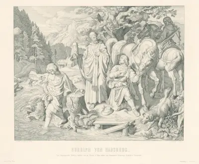 Rudolf Habsburgský av Joseph von Führich