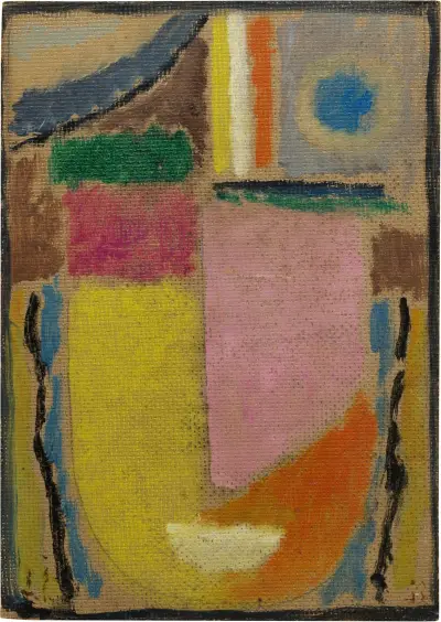 Abstraktní hlava, 1933 – Nr. 2, Alexej von Jawlensky