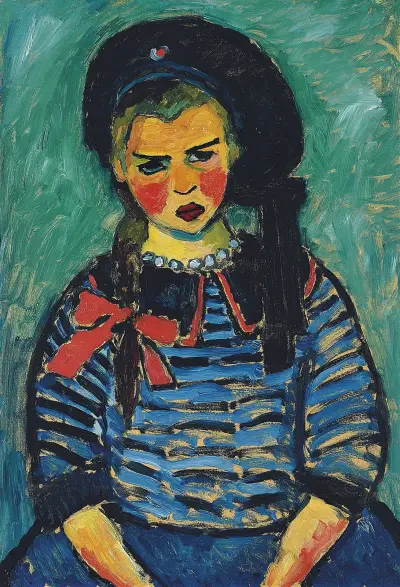 Dziewczynka z czerwoną wstążką, Alexej von Jawlensky