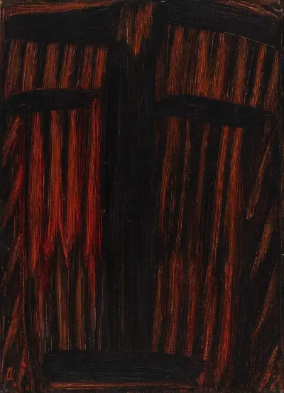 Große Meditation; ‘Herr! lass mich erglühen’ av Alexej von Jawlensky