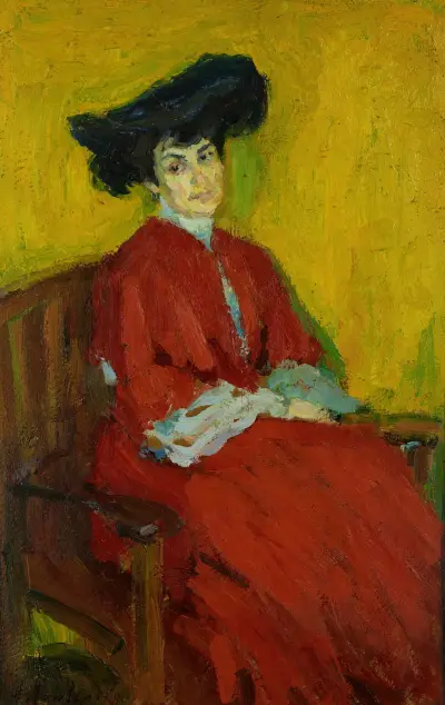 Portret pani Gindus, Alexej von Jawlensky