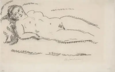 Liegender Akt von Alexej von Jawlensky