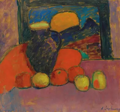 Stilleben, 1910 av Alexej von Jawlensky