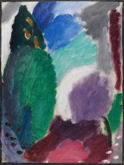 Variation Kühler Frühling av Alexej von Jawlensky