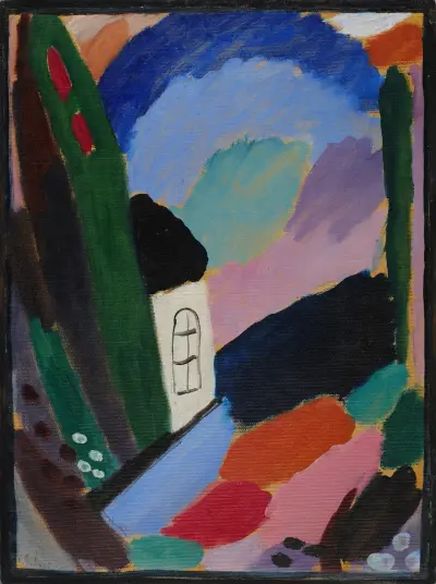 Variation; Morgendämmerung (Variation; Dawn) av Alexej von Jawlensky