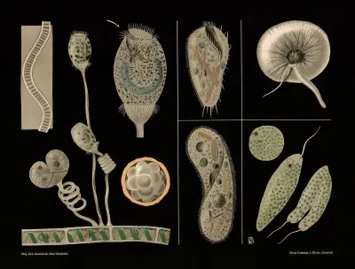 Orzęski (Vorticella, Paramecium, Stylonychia, Euglena, Noctiluca), Gottlieb von Koch
