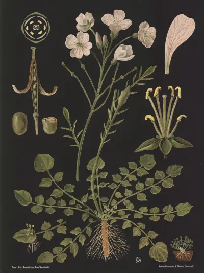 Rzeżucha łąkowa (Cardamine pratensis), Gottlieb von Koch