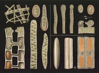 Algi słodkowodne (Spirogyra, Pinnularia, Vaucheria), Gottlieb von Koch