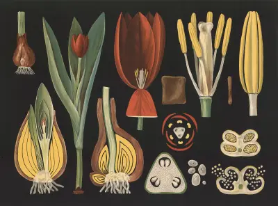 Tulipan ogrodowy (Tulipa gesneriana), Gottlieb von Koch