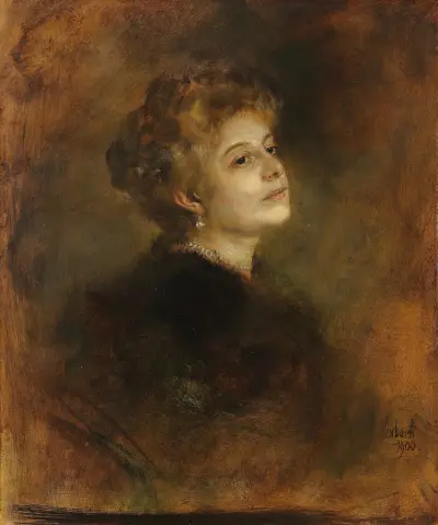 Lily von Poschinger, 1900, Franz von Lenbach