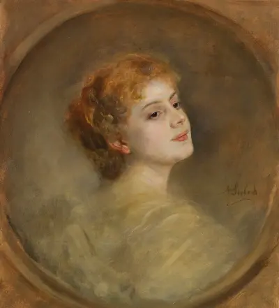 Lily von Poschinger, 1896, Franz von Lenbach