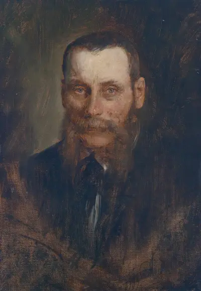 Portret Georga Placha, Franz von Lenbach