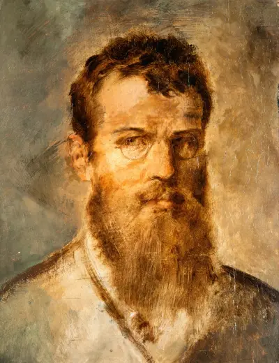 Autoportret, Franz von Lenbach