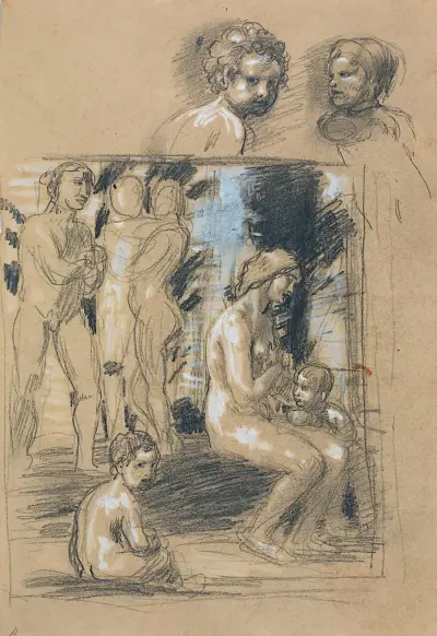 Praise of Modesty av Hans Von Marées