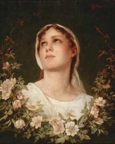 Daydreaming – nr 2 av Gabriel von Max