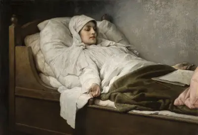The Seeress of Prevorst av Gabriel von Max