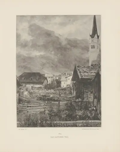 Das Gasteiner Thal, Adolph von Menzel