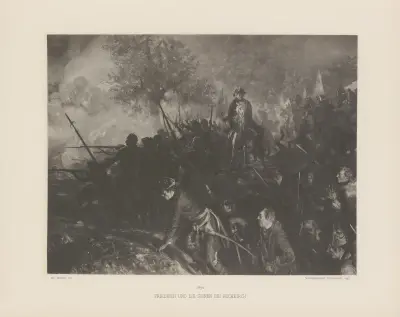 Friedrich und die Seinen bei Hochkirch, Adolph von Menzel