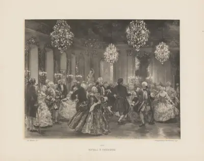 Hofball in Rheinsberg, Adolph von Menzel