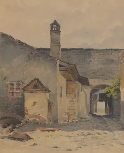 Alter Hof von Friedrich Carl von Scheidlin