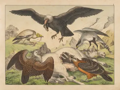 Historja naturalna ptakow (Natural history of birds) Pl.01 av Gotthilf Heinrich von Schubert