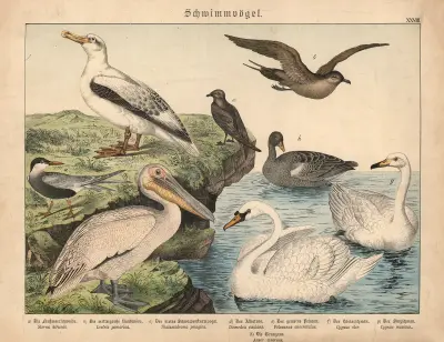 Schwimmvögel – nr 1 av Gotthilf Heinrich von Schubert